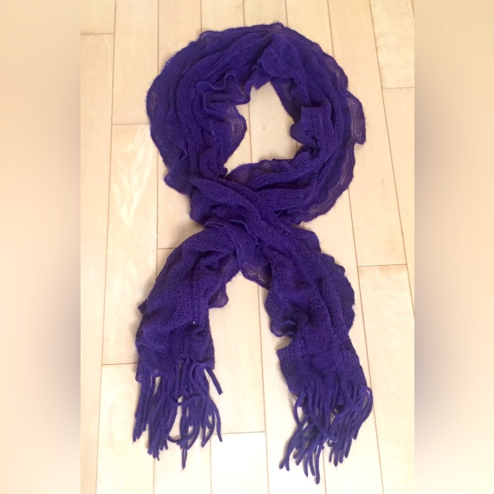 Elegant Purple Women's Scarf